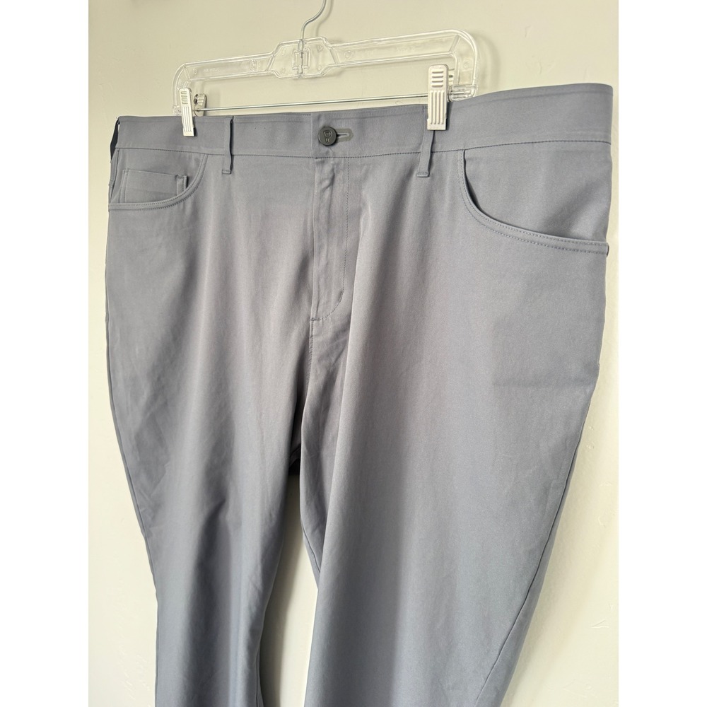 Public Rec All Day Every Day 5-Pocket Pants Mens 44x28 Grey Technical Golf Chino